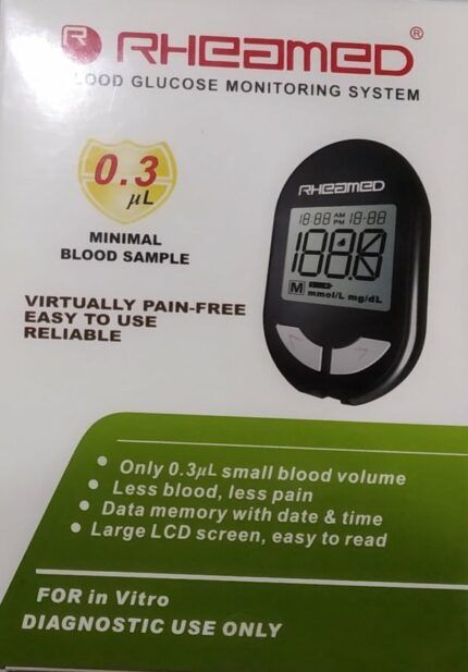 RHEAMED Blood Sugar Monitor – Glucometer