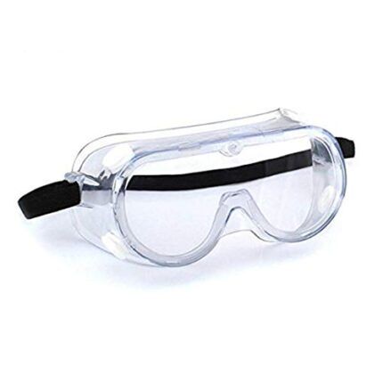 Medical Protective Safety Goggles with Clear Glass Wide-Vision and Chemical Splash Eye Protection