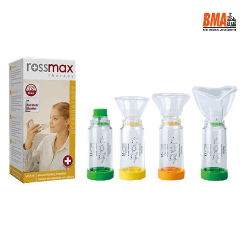 Valved Holding Chamber Rossmax AS175 (With Mask)