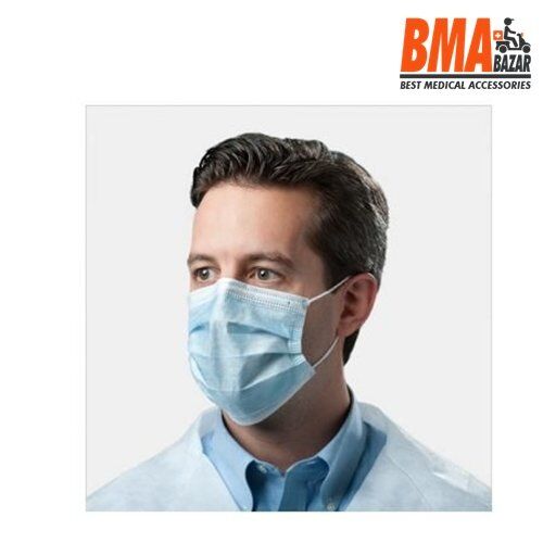 Face Mask With Earloops, Medical Grade, Blue