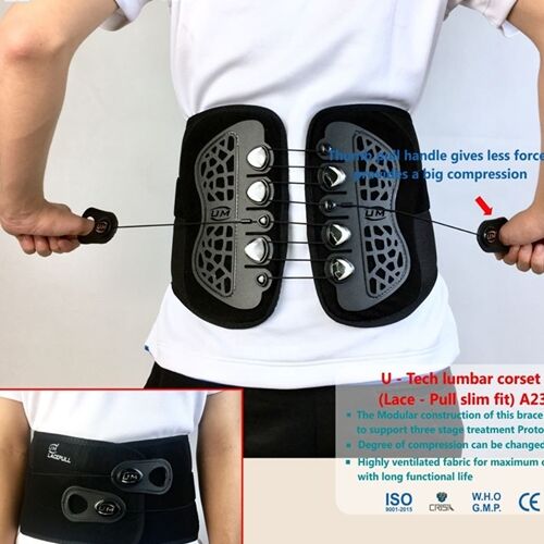 U-Tech Lumber Corset (Lace-Pull Slim Fit) A-23, United Medicare U-Tech Lumber Corset (Lace-Pull Slim Fit) A-23, United Medicare
