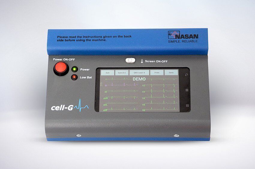 12 Channel ECG Machine Cell-G