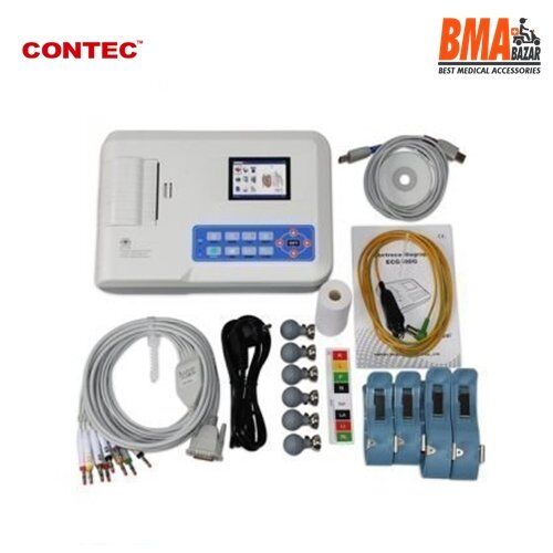 CONTEC ECG 300G Portable 3 Channel12 Lead EKG Portable ECG Machine