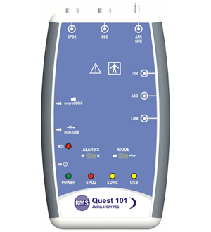 10 Channel Ambulatory PSG, RMS, Quest-101