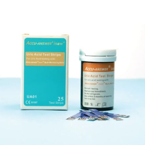 Uric Acid strip accu answer